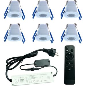 Inbouw Spot Dimbaar Voor-overkapping Complete Set Van 6 Led Spots Verlichting Voor Veranda