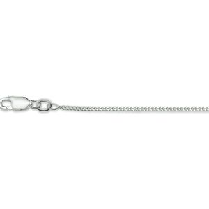 YO&NO - ketting - gourmet - dames - heren - zilver 925 - 1.4mm - 50cm