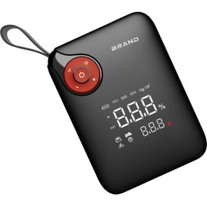 Jumpstarter - 12V - 600A / 7200 mAH - Met Luchtcompressor - LED Zaklamp