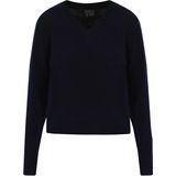 DreiMaster - Classic - Trui - Navy - V-hals - Lange Mouw