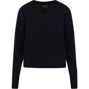 DreiMaster - Classic - Trui - Navy - V-hals - Lange Mouw