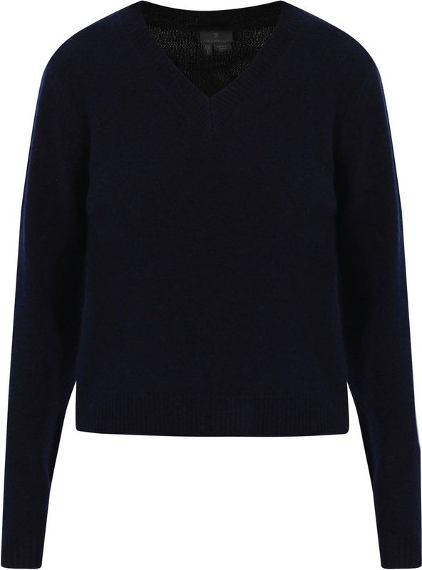 DreiMaster - Classic - Trui - Navy - V-hals - Lange Mouw