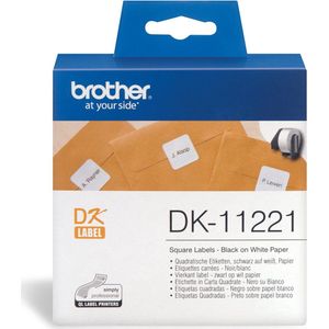 Brother etiketten voor QL, ft 23 x 23 mm, pak van 1000 etiketten 3 stuks