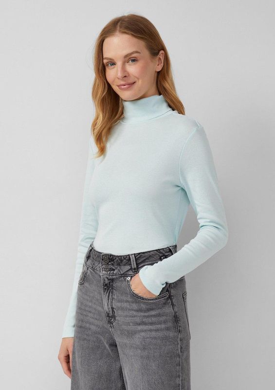 s.Oliver - T-Shirt - Zacht Katoen - Slim-Fit