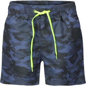 DJ Dutchjeans - Zwembroek - Legerprint - Blauw - Maat 92/98