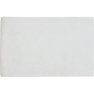OZAIA Shaggy hoogpolig vloerkleed met bontlook - 160 x 230 cm - Gebroken wit - BUNNY L 230 cm x H 3.5 cm x D 160 cm