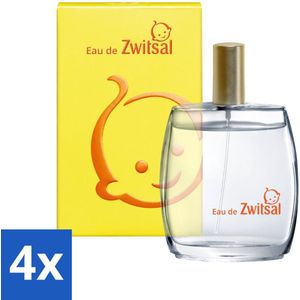 Zwitsal - Eau de Toilette - Eau de Zwitsal - Vertrouwde Geur - 95 ml - Voordeelverpakking - 4 stuks