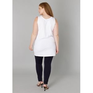 BASE LEVEL CURVY Alicia Top - White - maat 2(50)