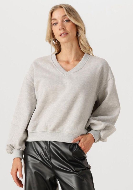 Ydence - Kyomi - Sweater - Lichtgrijs - Dames