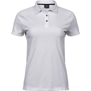 Tee Jays Dames/dames Luxe Sport Poloshirt (Wit)