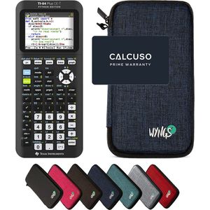 CALCUSO Basispakket blauw met Grafische Rekenmachine TI-84 Plus CE-T Python Edition