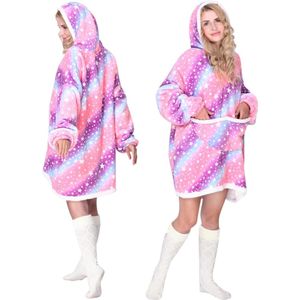 Oversized hoodie sweatshirt, deken sweatshirt, hoodie deken