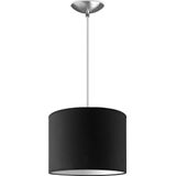 Home Sweet Home hanglamp Bling - verlichtingspendel Basic inclusief lampenkap - lampenkap 25/25/19cm - pendel lengte 100 cm - geschikt voor E27 LED lamp - zwart