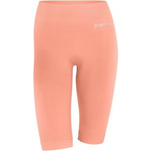 Capri Sportlegging - Naadloos - Hoge taille - Perzik - Maat S