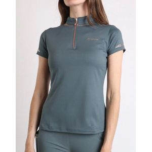 Montar MoKelsey Rosegold crystal Poloshirt - maat L - jade