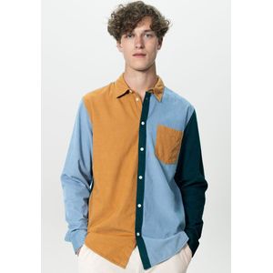 Sissy-Boy - Lichtbruin colourblock overhemd