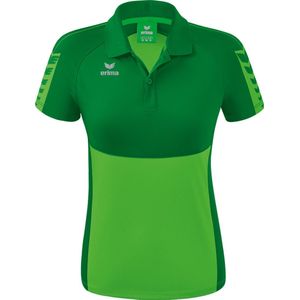 ERIMA Six Wings Polo Dames Green-Smaragd Maat 34