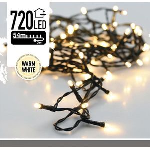 Oneiro’s luxe Kerstverlichting - 720 LED's - 54 meter - warm wit - kerst - kerstboom - feestdagen - winter - verlichting - binnen - buiten - sfeer