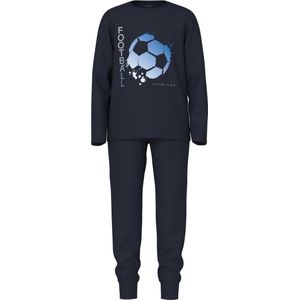 NAME IT NKMNIGHTSET DARK SAPPHIRE FOOTBALL NOOS Jongens pyjama - Maat 98/104