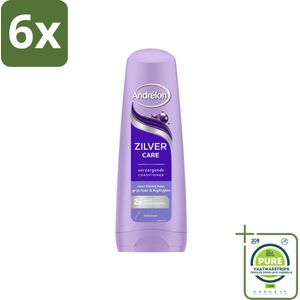 Andrélon – Conditioner – Zilver Care – 200 ml - Voordeelverpakking - 6 stuks - Blond haar verzorging - Grijs haar verzorging