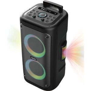 Draagbare Bluetooth Partyluidspreker met Lichteffecten - 110 dB, 300 W, Draadloos, MP3, Microfooningangen voor Thuis en Outdoor Feesten