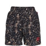 OTTO - Short After Dark - Donkerblauw - Jeans - Animal-look met Elastische Band en Zijsplitjes