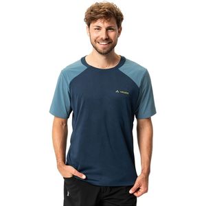 Vaude Bike Moab Pro T-shirt Met Korte Mouwen Blauw 2XL Man