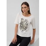 T-shirt - Luipaardprint - Halflange Mouwen - Normale Pasvorm - Katoenen Jersey