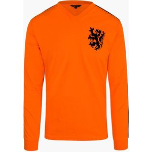 Cruyff - Holland Retro Shirt WK 1974 + Nummer 14 - Kinderen (Lange Mouwen)