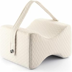 Equivera Kniekussen - Kniekussen voor in Bed - Kniekussen Orthopedisch - Zijslaapkussen - Kniekussen voor in Bed