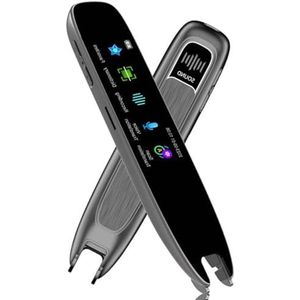 Scanpen voor Taalstudenten en Zakenreizen - Zwarte Scanlezerpen Woordenboekpenscannen - Slimme Scanner Vertaalapparaat