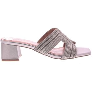 Dames Slippers Bibi Lou 879z94hg Gun Metal Oud-zilver - Maat 39