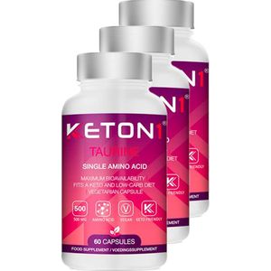 Keton1 | Taurine | 60 capsules | 3 stuks | 3 x 60 capsules