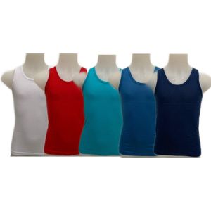 Embrator jongens Hemdjes 5-stuks mix maat 116/122