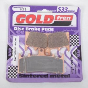 Plaquette de frein Gold Fren pour Moto Suzuki 1200 Bandit 2001 à 2005 Neuf