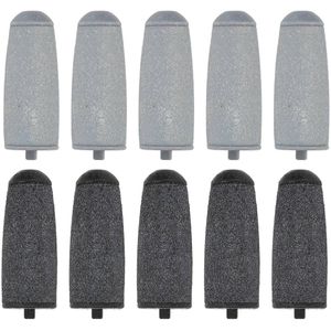 Pack van 10 elektrische voetenscherper vervangkoppen - Professionele elektrische voetvijlen vervangrollen - Scherpe en fijne navulkoppen - Accessoires voor elektrische voet eeltverwijderaars