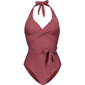 Beachlife - MAAT 85D - Overslag Badpak - Dark Rose - Dames