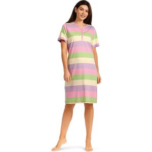 Comtessa Nachthemd 'Miami Beach Stripes' - 100cm - Katoen - Maat 42