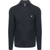 Lyle & Scott Lambswool Blend Quarter Zip Jumper Truien & Vesten Heren - Sweater - Hoodie - Vest- Donkerblauw - Maat S