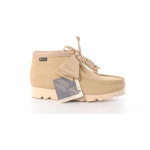 Clarks Originals Dames Wallabee Boot waterdicht beige suède
