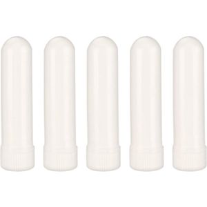 10 stuks witte aromatherapie - inhalators voor etherische olie - navulbare inhalatoren - aromatherapie accessoires