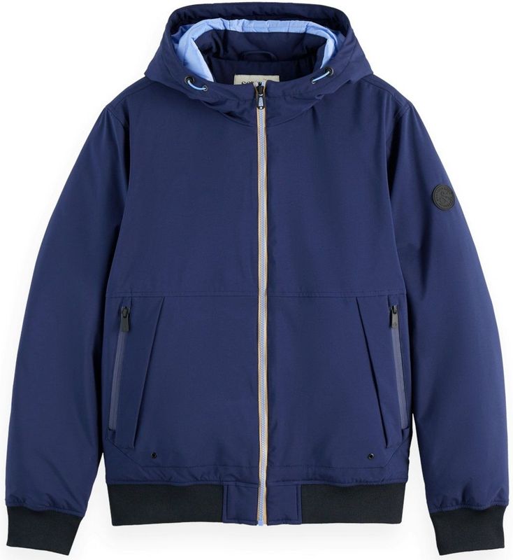 Scotch & Soda - Tussenjas - Blauw - Softshell - Licht Gevoerd