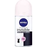 NIVEA Deodorant Roller Invisible For Black & White Clear - 50 ml