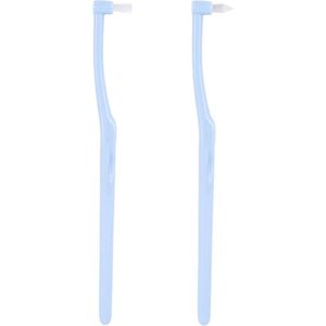 Allecto Plus - Opzetborstels voor tandenborstel - Blauw - 16 cm x 2 cm - Interdentale borstel - Brugreiniging