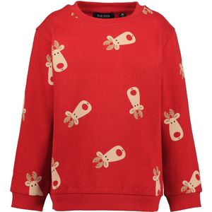 Blue Seven - Sweatshirt - Hoog Rood - Lange Mouwen - Regular Fit