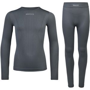 SNOCKS Thermo Ondergoed Kinderen â€“ Warm & Ademend â€“ Comfortabel & Rekbaar â€“ Onderhemd & Broek Set â€“ 1 Set