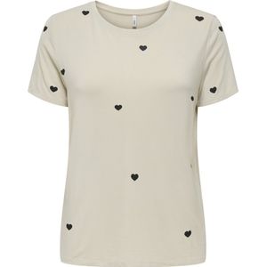 Only Karli Heart Shirt Dames - Maat M
