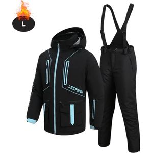 Bovista Skipak - SkiBroek - Skijas - Ski Suit - Wintersport - Heren - 2-Delig - Zwart - Maat S