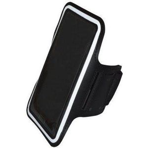 Comfortabele Smartphone Sport Armband voor uw Wiko Bloom, zwart , merk i12Cover