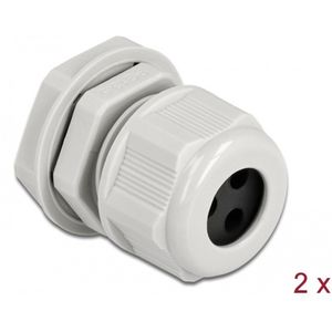 Kabelwartel - Grijs - Kunststof - 2 Stuks - IP68